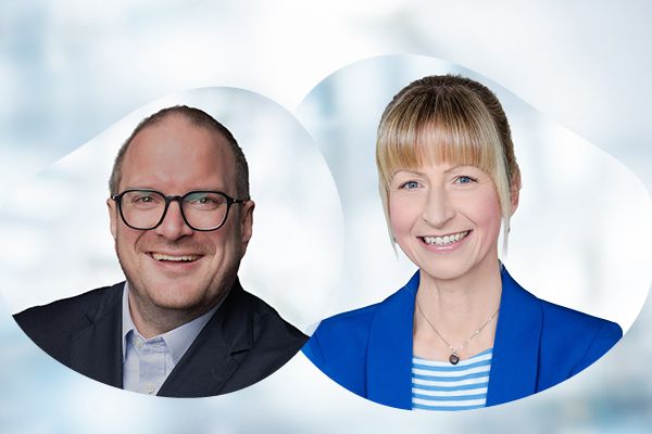 Wolfgang Böhmer und Britta Liesbrock, neue Direktoren bei der Schleupen SE
